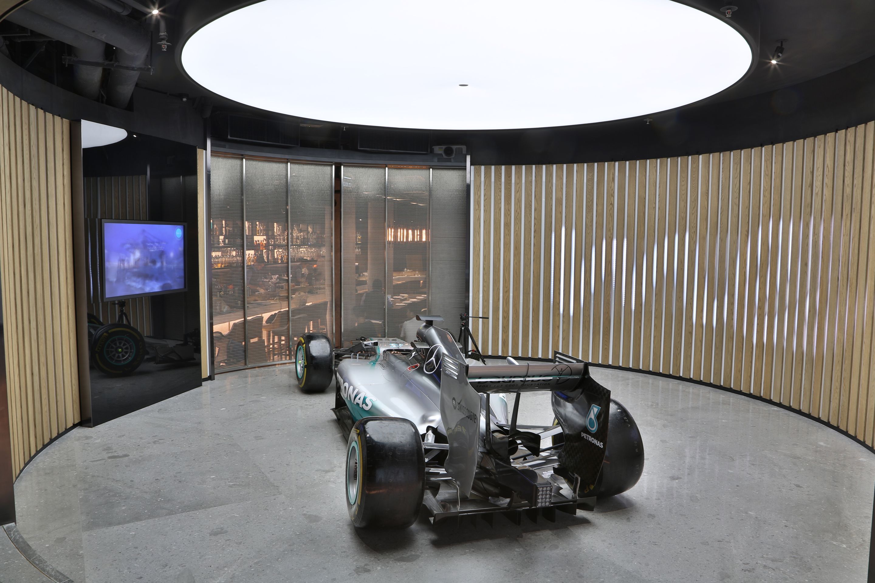 Mercedes-Benz Hong Kong showroom — LED display content